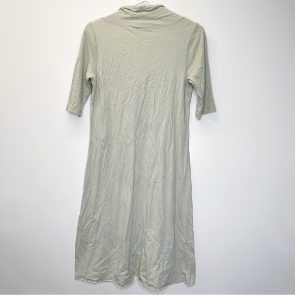 Prairie Underground Falconet Cowl Neck Cotton Knit Dress Size Medium Light Gray - Picture 9 of 9